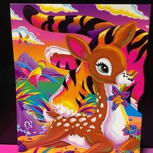 Lisa Frank Fantastic World Forrest Tiger 2 Pocket File Folder